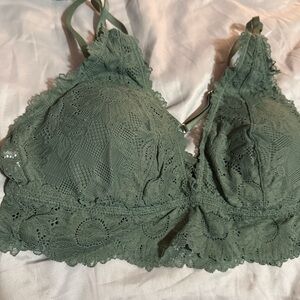 Green aerie bralette